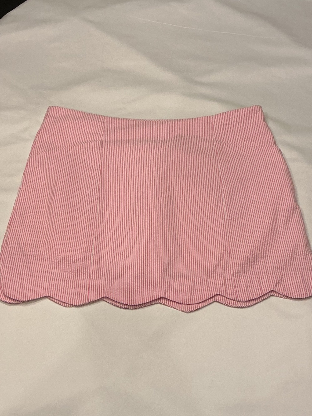 LILLY PULITZER SEERSUCKER SCALLOP SKORT (size:6)